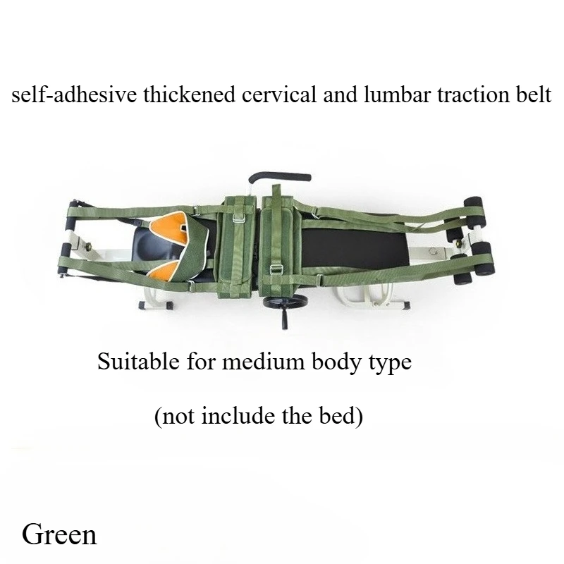 Canvas Adjustable Lumbar Traction Belt Bed Traction Body Stretch Spine Correct Ankle Vertebra Fatigue Minor Injurie Tensioner