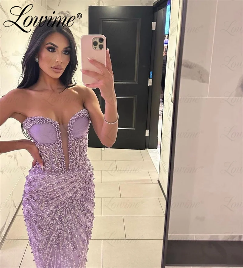 Pearls Prom Dress A… - image