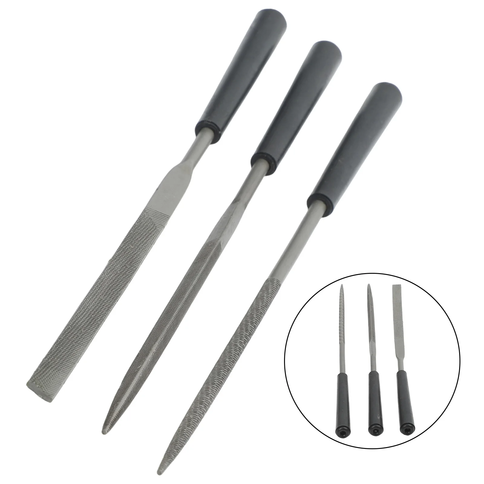 Practical Replaceable Brand New High Quality Material Diamond Files Triangle Convenient Nonslip Plastic Practical