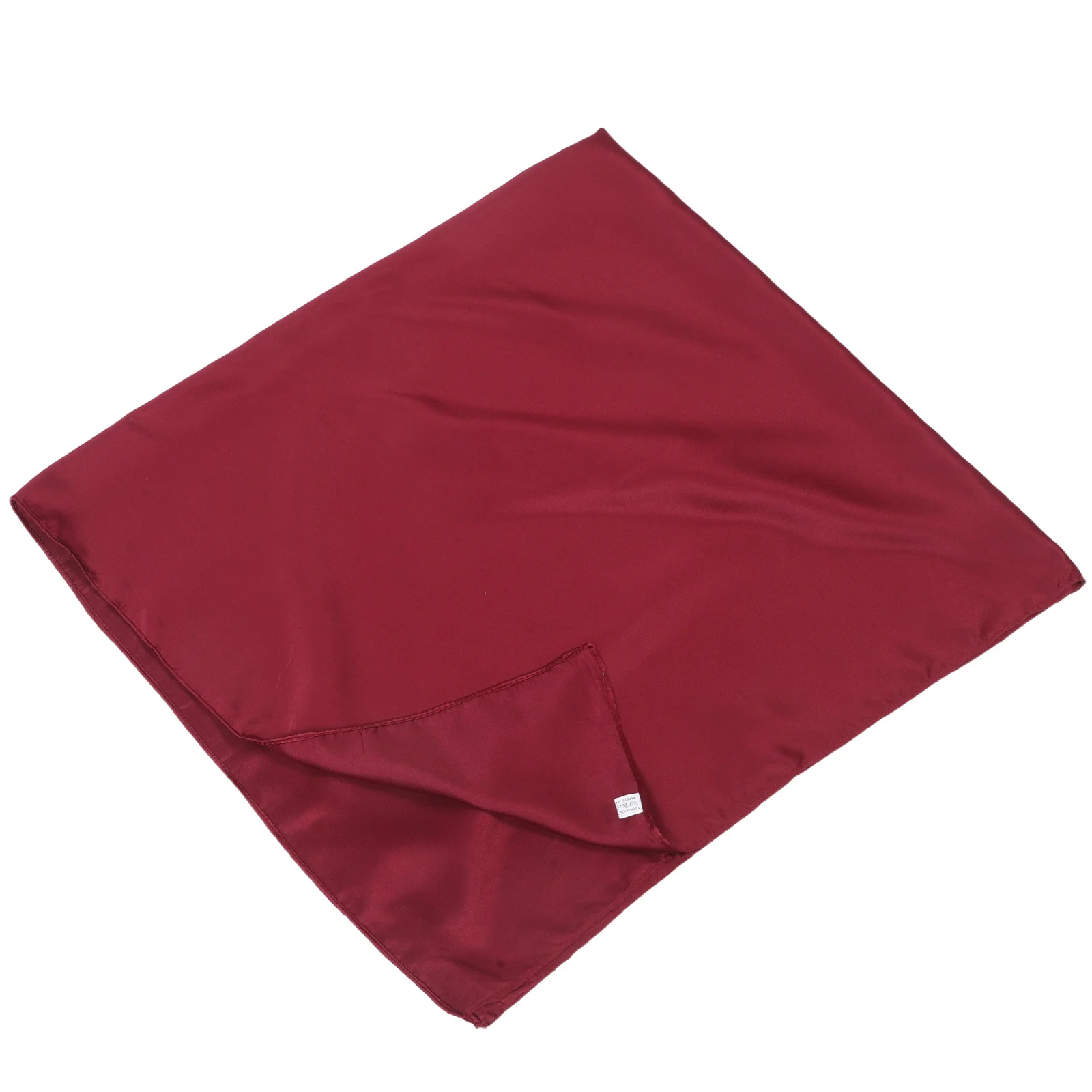 

Ethnic Style Satin Headscarf Red Fashion Neck Scarf For Women Square Bandana Western Accessories Head Wrap 180X180Cm