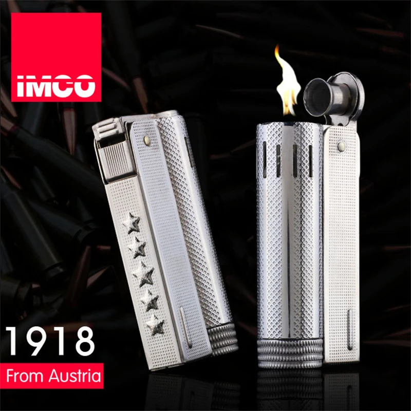 New Austrian IMCO 6600 Retro Gasoline Lighter Torch Kerosene Lighter Oil Kerosene Refillable Men\'s Gift