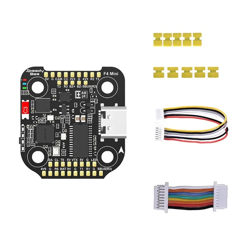 

Полетный контроллер Y43A-F405 Mini Stack FC BLS V2 3-6S 20X20 4-в-1 ESC с двумя BEC для FPV-дронов и радиоуправляемых гоночных квадрокоптеров