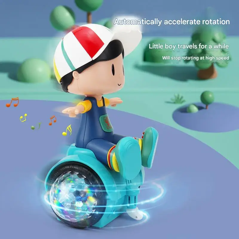 Brinquedo elétrico universal dublê giratório grande cabeça menino equilíbrio carro brinquedo-brinquedos infantis para meninos meninas, presentes de aniversário de natal