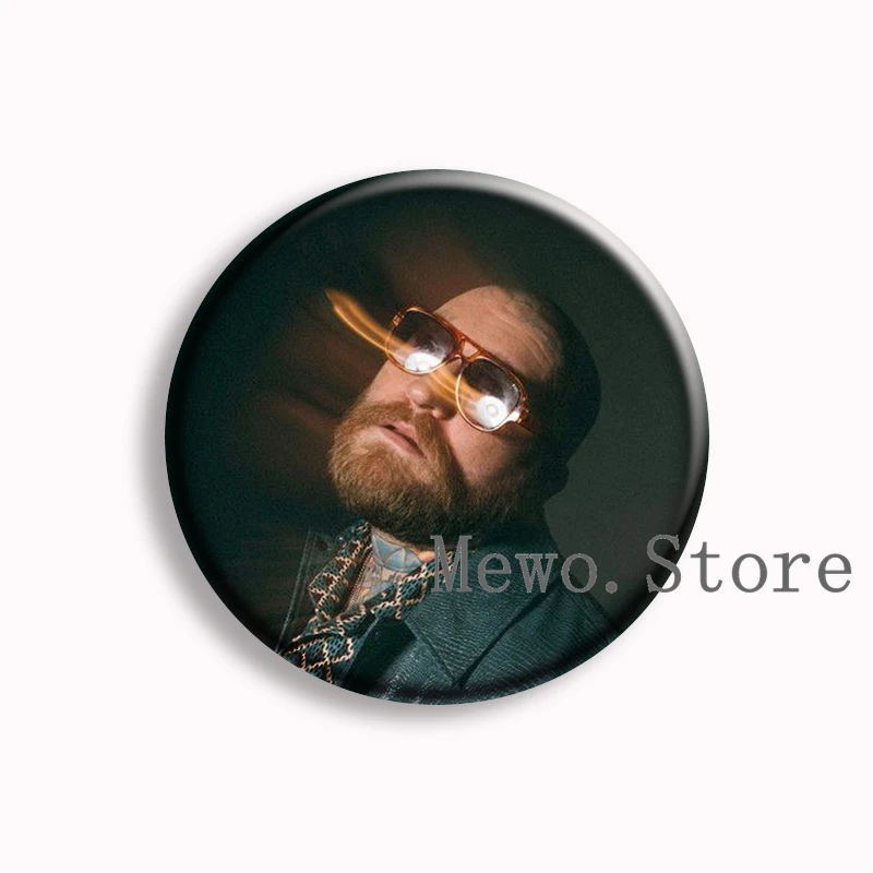 Gorący piosenkarz Teddy Swims, miękki przypinka z guzikiem, okładka albumu, estetyczne broszki, odznaka, dekoracja torby, akcesoria, prezenty dla fanów, kolekcjonerskie.