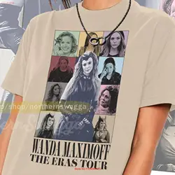 Wanda maximoff tour shirt cool fan art t 90s poster 409 tee long or short sleeves
