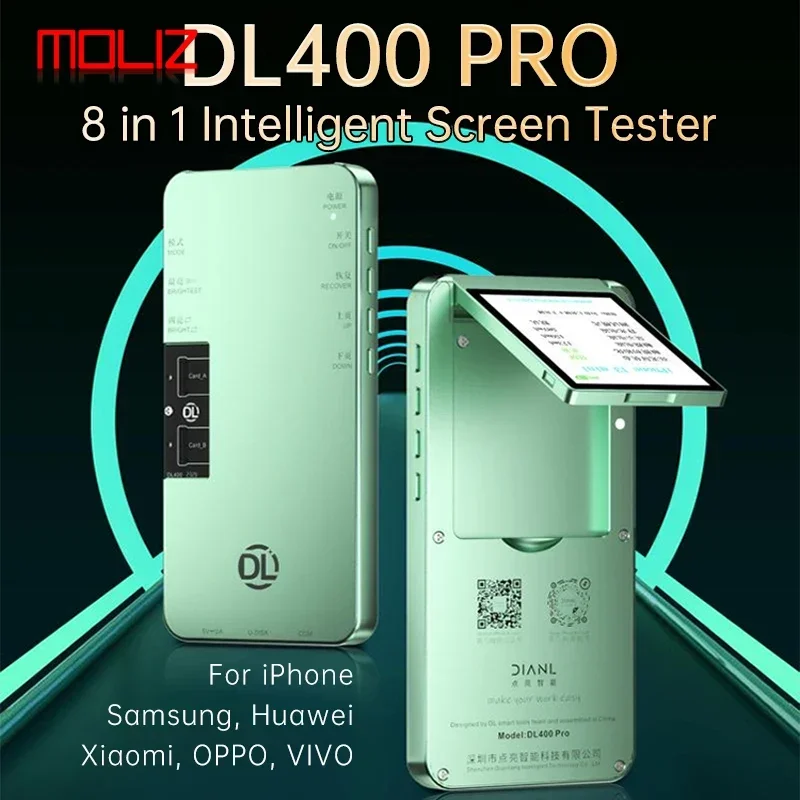 DL400 Pro LCD Screen Display Tester For iPhone XS MAX 11 12 13 14 15 Pro Android 3D Touch Testing True Tone Recovery Programmer