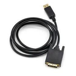 Adapter kabla DP na DVI 24 1 DisplayPort 1080P Kabel konwersji DP na DVI do monitora Projektor Kabel DisplayPort 1,8 m
