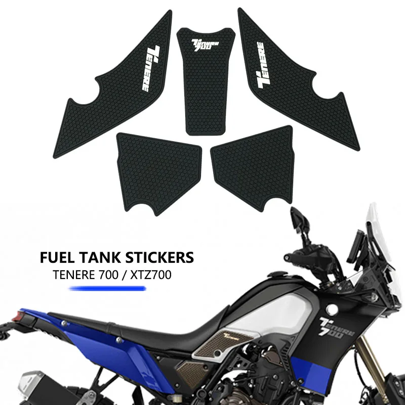 

Motorcycle Accessories Non-slip Side Fuel Tank Stickers Waterproof Pad Stickers For YAMAHA Tenere 700 Rally T700 XTZ 690 T 700