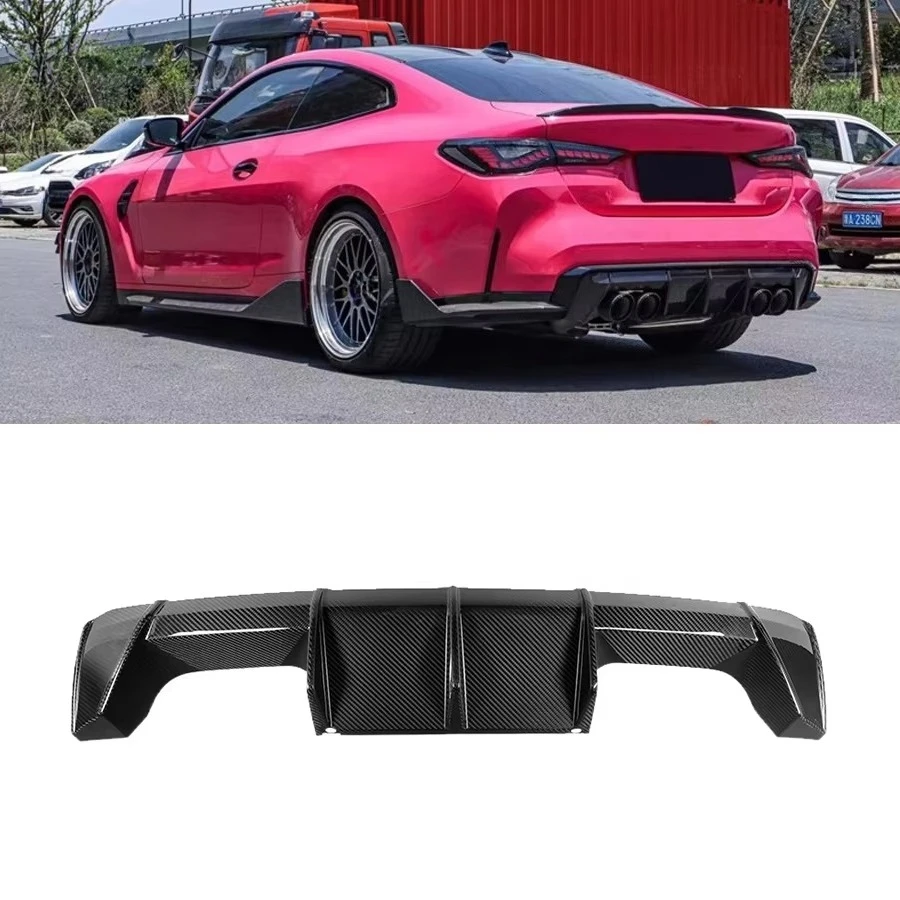 

MP Style Dry Carbon Fiber Rear Diffuser for G80 G82 2021-24 New Car Rear Bumper Diffuser Lip Splitter Car Accessories