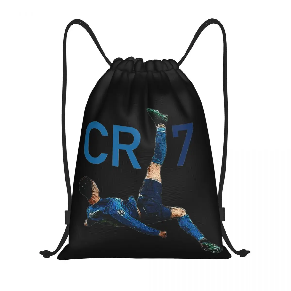 Brazil (2) Cristianoes And Ronaldoes Backpack Funny Novelty Infantry pack Drawstring Bags Gym Bag Vintage Comfortable