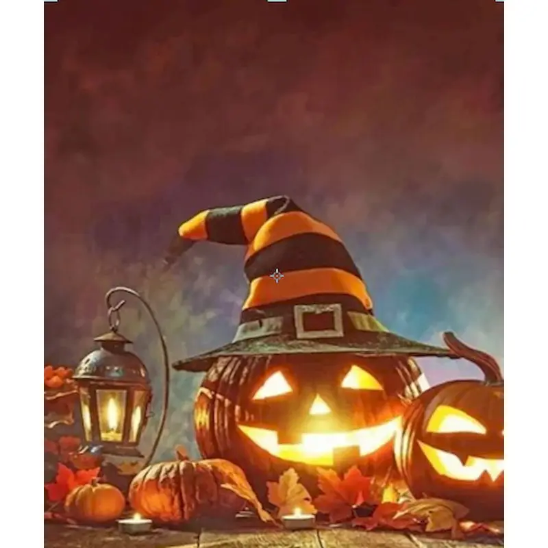

GATYZTORY Diy Frame Painting By Numbers Pumpkin Lantern Picture On Number Painting Handpainted On Canvas For Personalized Gift