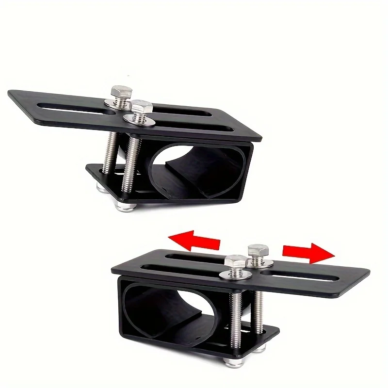 1Pc 범용 Led 라이트 바 루프 랙 마운트 브래킷 - 내구성이 뛰어난 철, Suv 및 오프로드 차량용 드릴 설치 없음 썸네일 5