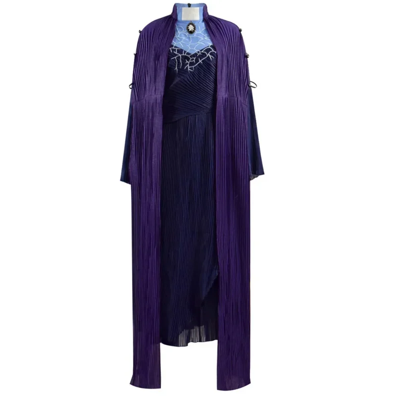 

Halloween Agatha Harkness Scarlet Witch Adult Women Dress With Cloak Suits Carnival Party Cosplay Costume MN1