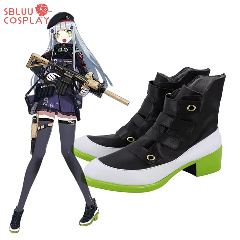 

SBluuCosplay Game Girls Frontline HK416 Обувь для косплея Сапоги на заказ Реквизит для вечеринки на Хэллоуин