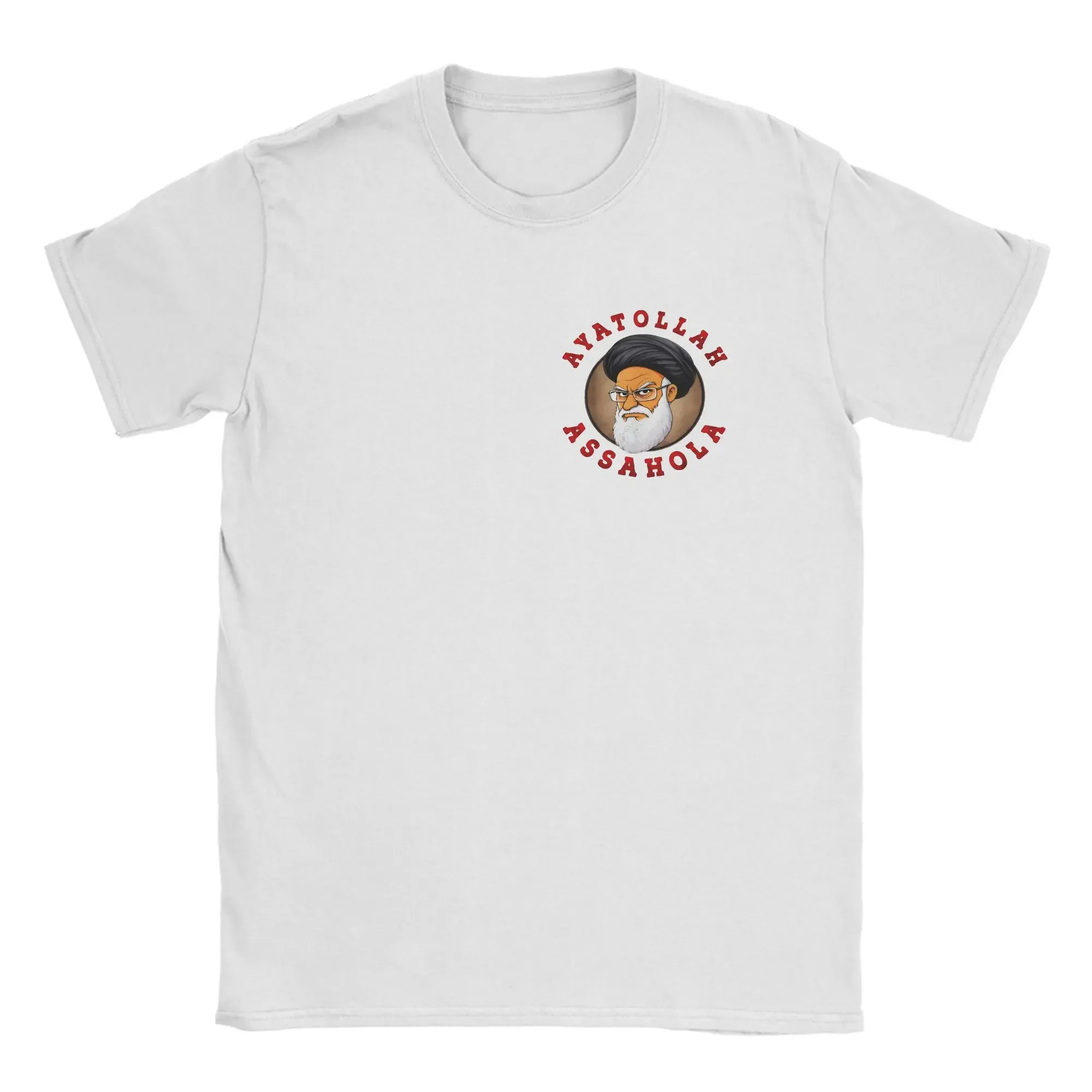 Streetwear T-Shirt Summer Ali Khamenei Iran Popular T Shirts  Pure Cotton Tshirt for Adult Y2K Basic Design Short Sleeve Tops