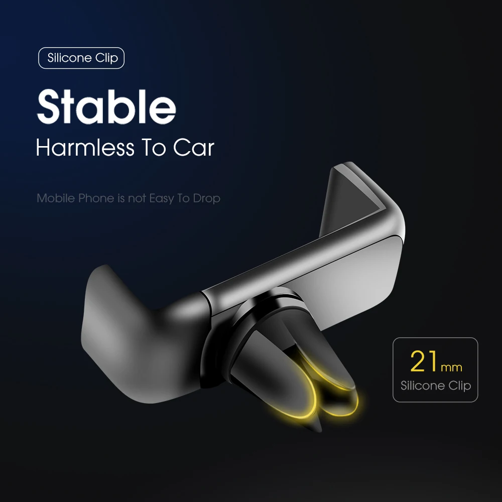 Carsun سيارة حامل هاتف السيارة منفذ الهواء جبل كليب اكسسوارات السيارات الداخلية العالمي حامل الهاتف المحمول ABS سيارة جبل دعم الهاتف