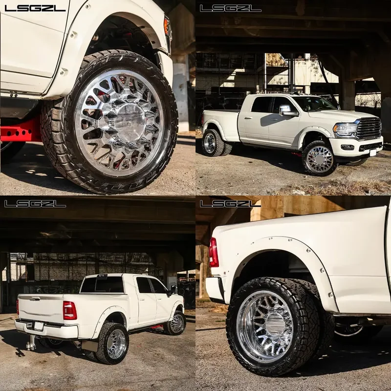 

i 22 24 26 Inch Polished Wheel Forged Alloy Dually RimsWheel for 10x285.75 8x180 8x165.1 8x170 8x200 F450 Chevy 3500