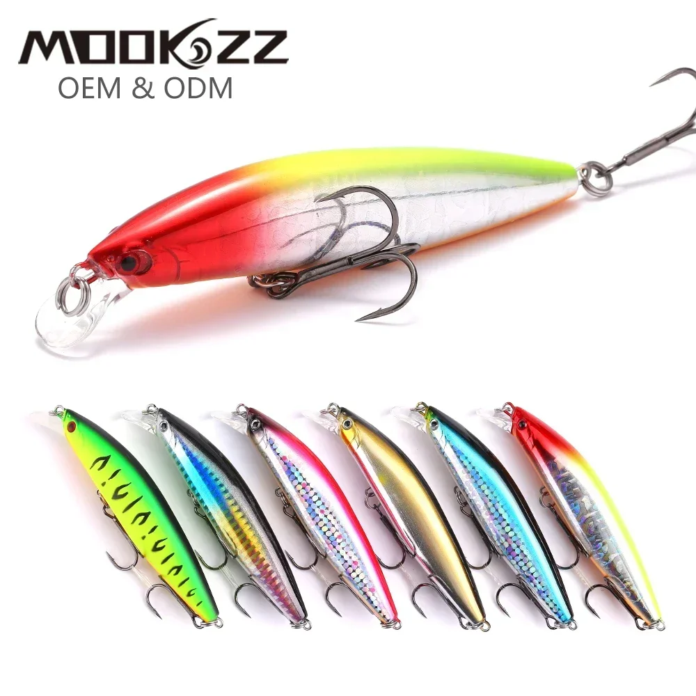 105mm 18g MOOKZZ Best Price Suspension Minnow RiprizerJerking bait  Fishing Lures Artificial Baits tackles