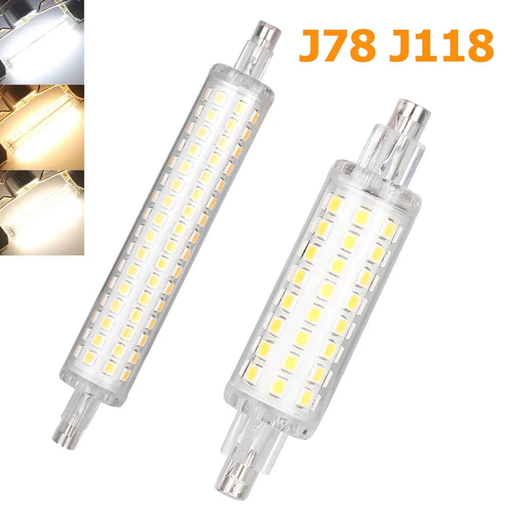 

J78 J118 R7s LED Flood Light Energy-saving Decorative Halogen Lamp Replacement Bright 78MM 118MM Bulbs Lamp 360Degree Beam Angle