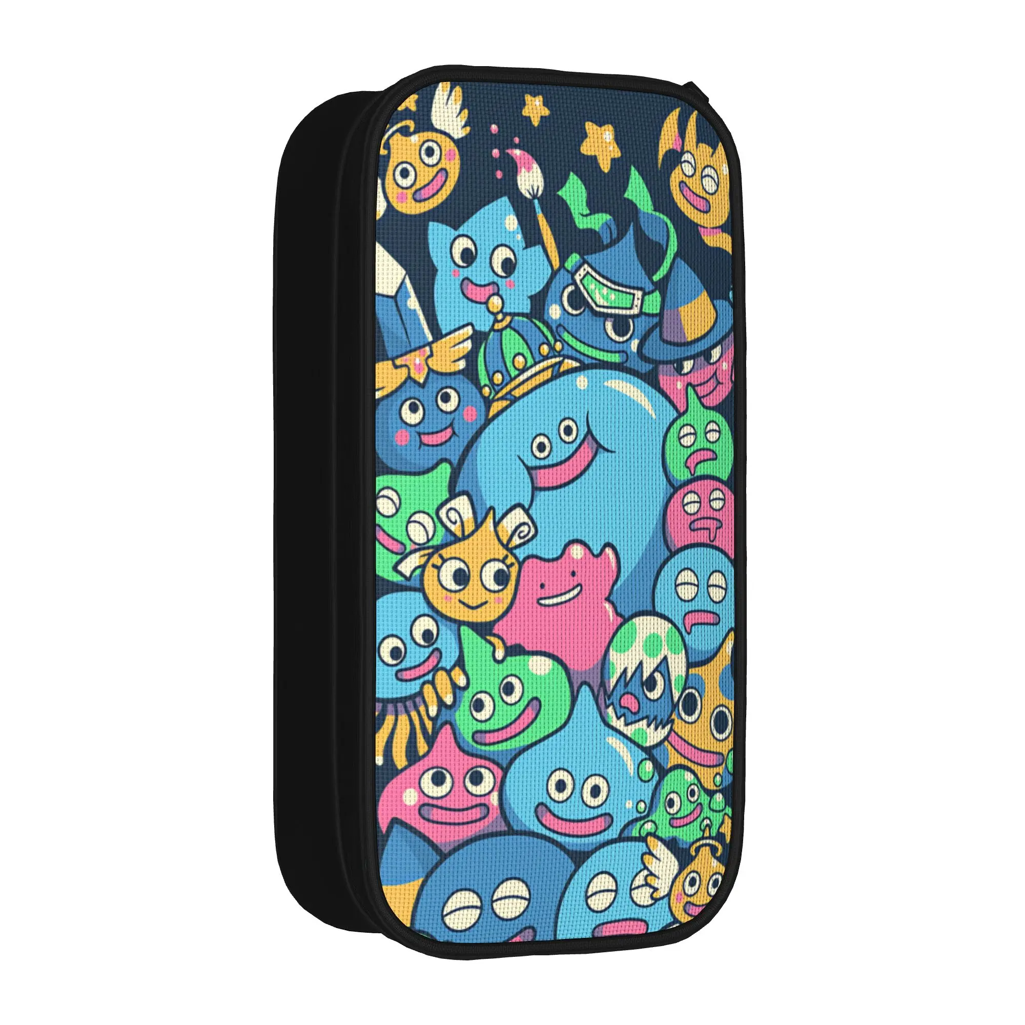 Dragon Quest Slime  Pencil Case  School Pencil Cases Zipper Students Kawaii College Pencil Box School Stationery
