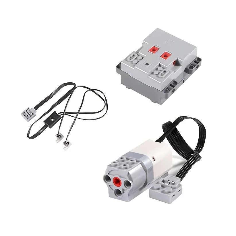 

3 roller coaster train power units, equipped with 1 new LED light, 1 main control box, and 1 2.0 motor, compatible with branded