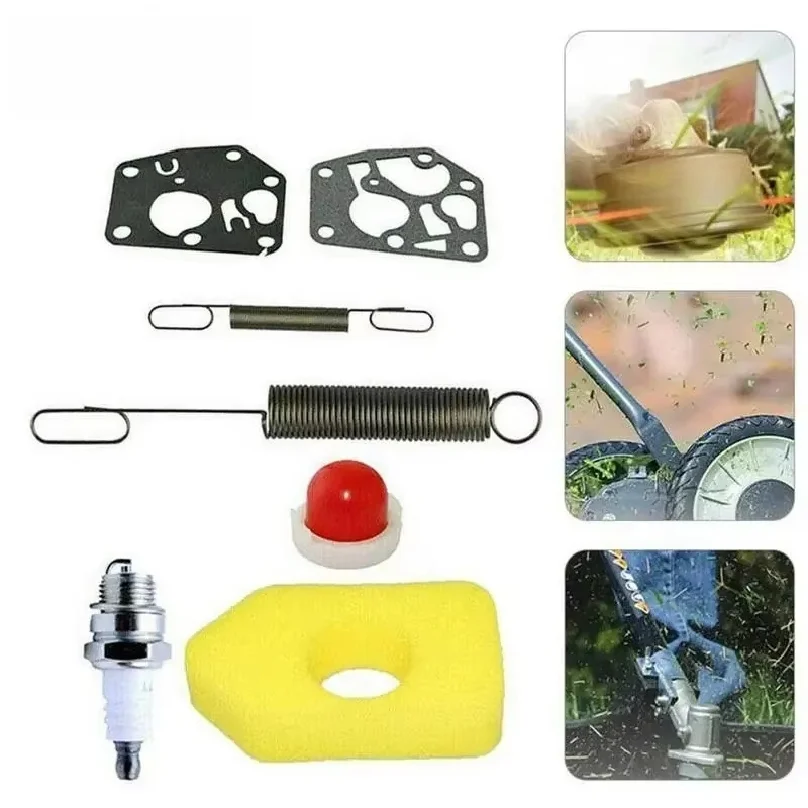 7PCS Air filter suitable for 795477 698369 699660 794147 795469 spark plug sponge Carburetor Gasket Kit Lawn Mower Repair Kit