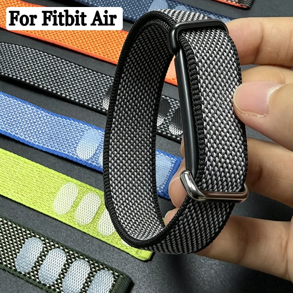 Armband For Google Fitbit Air Lightweight Breathable Nylon QuickFit Bicep Bracelet For Fitbit Air Adjustable Women Men Watchband