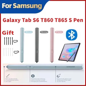 Untuk Samsung Galaxy Tab S6 SM-T860 865 Tablet Stylus Sensitif Pena S Pengganti Pensil Layar Sentuh dengan Bluetooth + Logo 12 penjualan terbaik penggantian layar samsung s6 - №