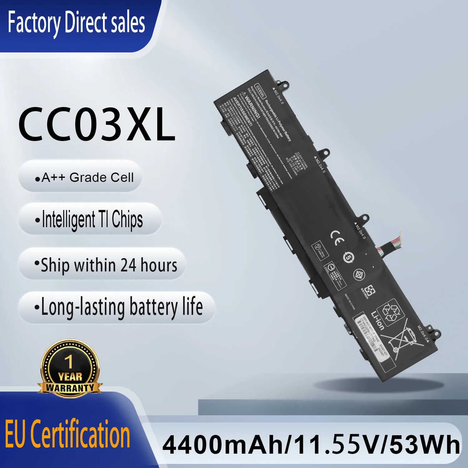 CC03XL Laptop Batte…