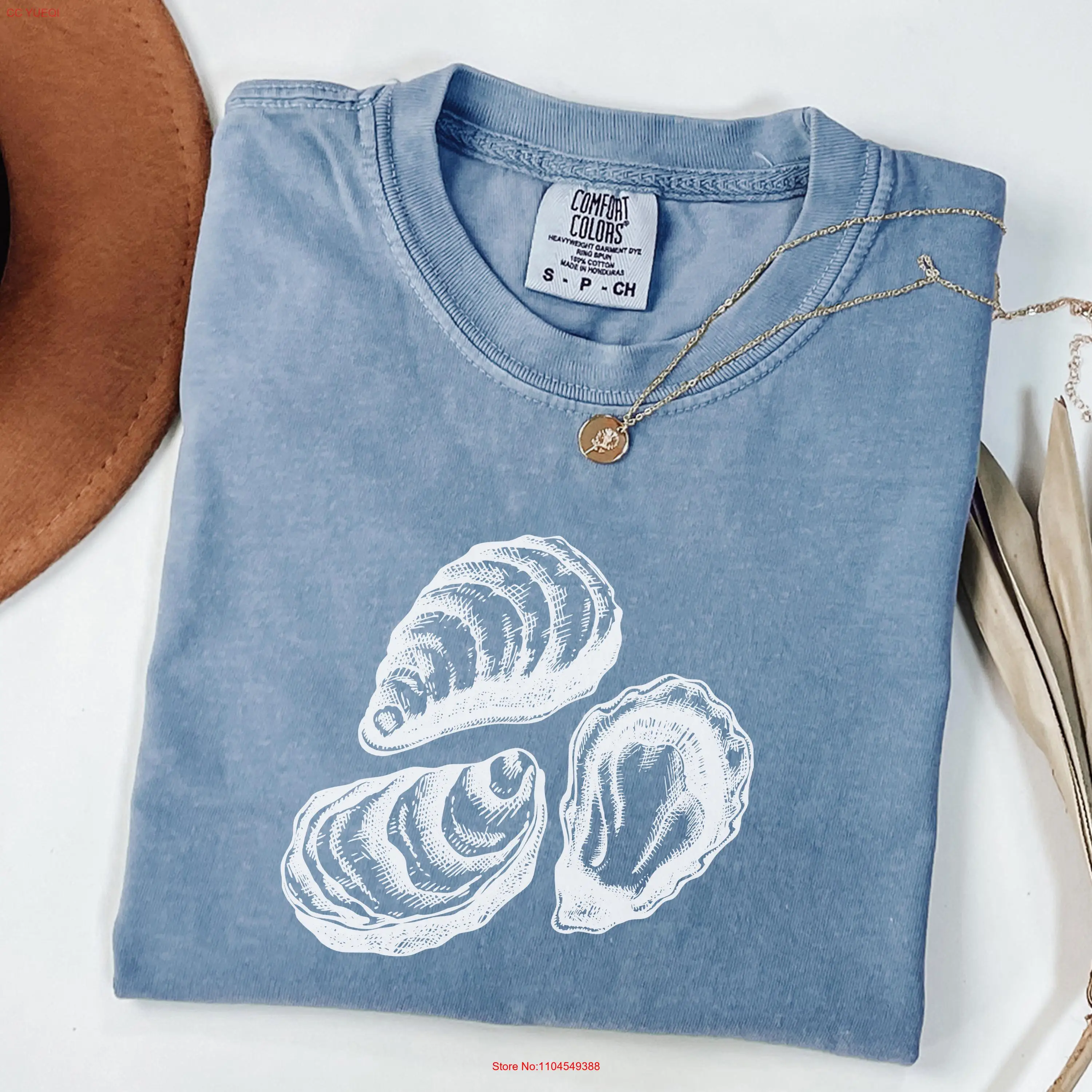 Oyster Gits For Mothers-Camiseta de colores cómodos para mamá, amante de Shell, Shucker, fiesta de asado, mangas largas o cortas