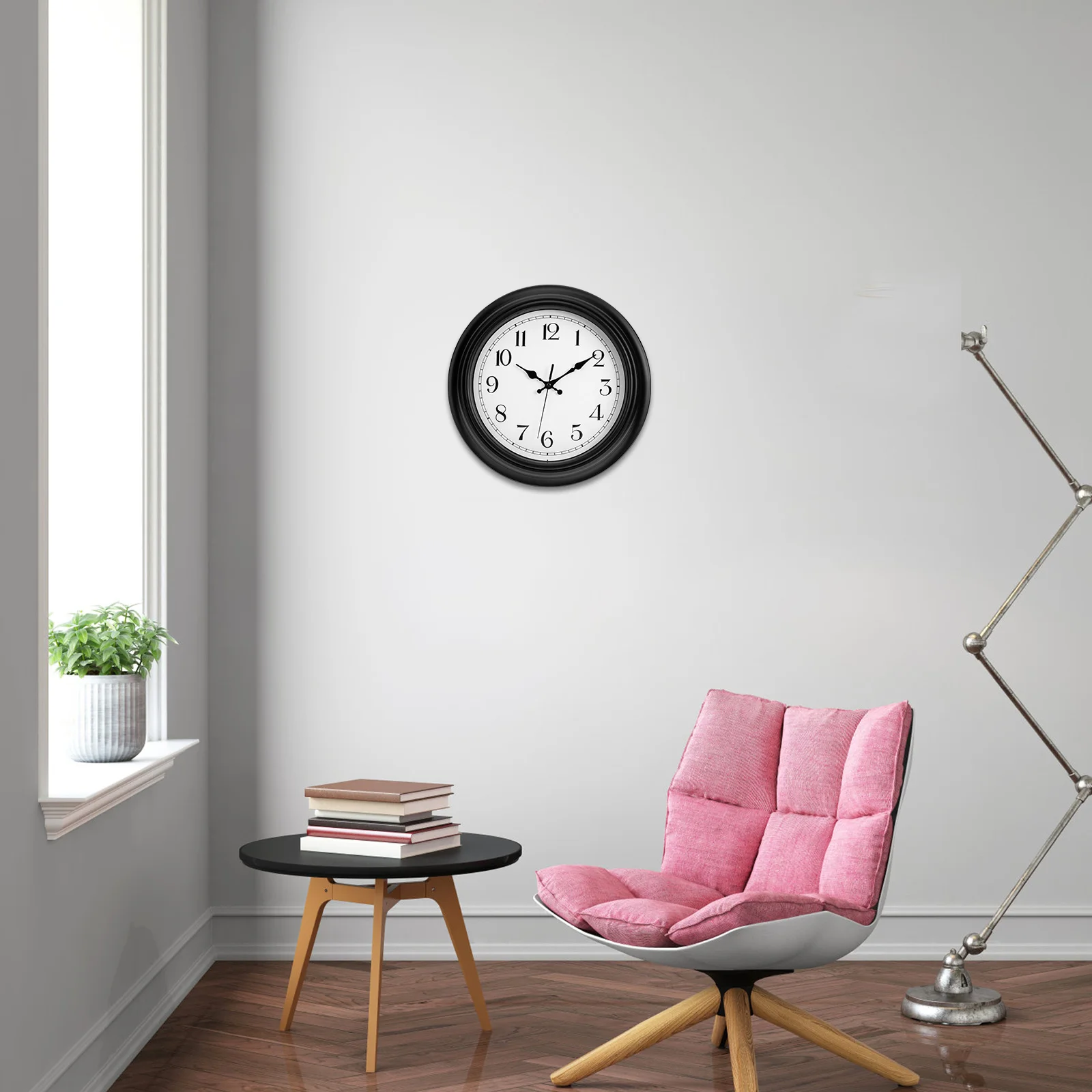 

Silent Wall Clock Modern Large Quartz Clock For Bedroom Living Room Kitchen Office Decor Moistproof Dustproof Transparent Cover