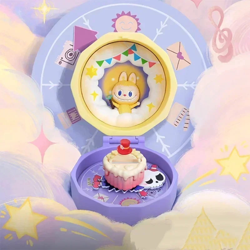 

POP MART Romantic Ring Box Series 4 Kawaii Mystery Figurines Blind Box Desktop Decor Ornaments Scene Model Doll Collection