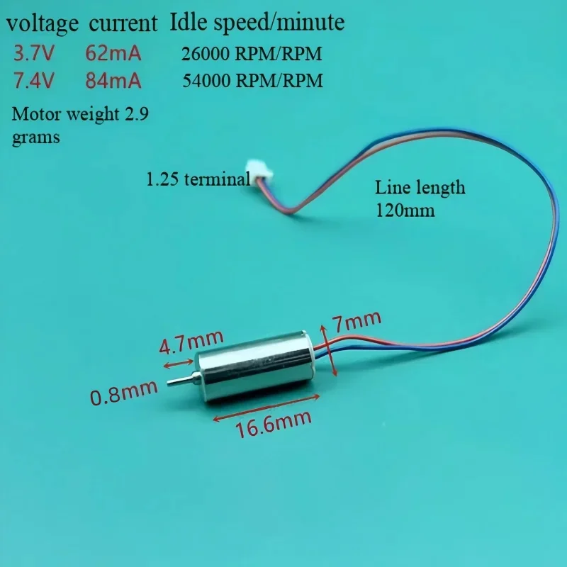 2 stücke 716 Hohl Tasse Motor Modell Flugzeug Motor Fernbedienung Drone Flugzeug Servo DIY Kleine Flugzeuge – Detail 1