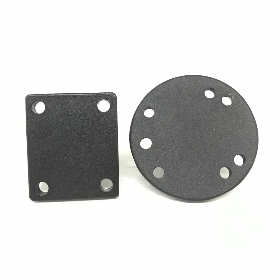 Jadkinsta 1 أو 1.5 بوصة كرة مطاطية جبل إلى الألومنيوم دراجة نارية مستديرة مربع تصاعد قاعدة لوحة للهواتف المحمولة كاميرا Gopro