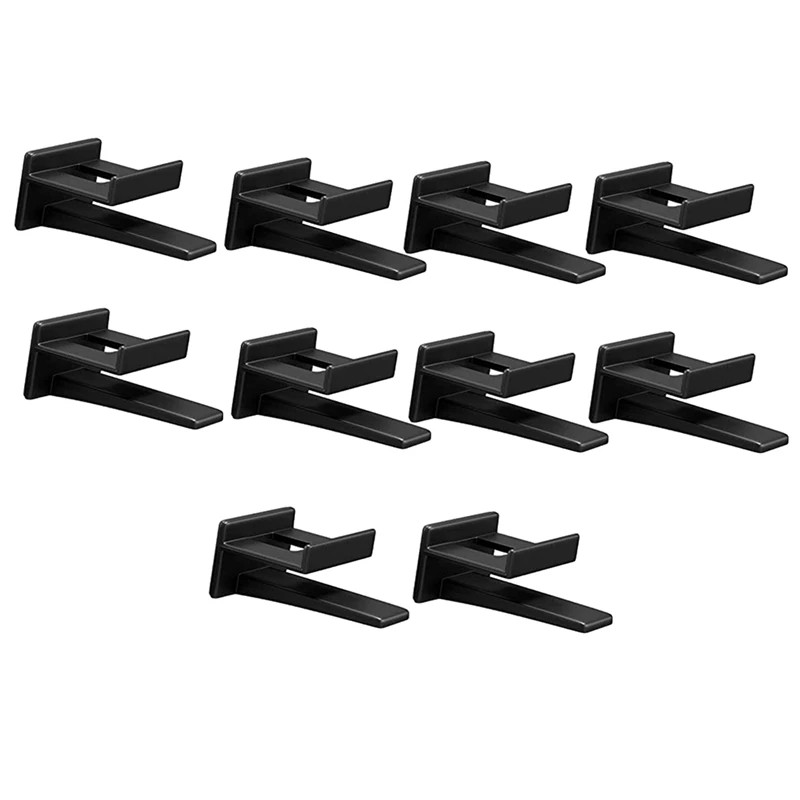 10Pcs Self Adhesive Baseball Cap Hooks Wall Mount Hats Organizer Holders For Door Wall Closet Storage Hanger