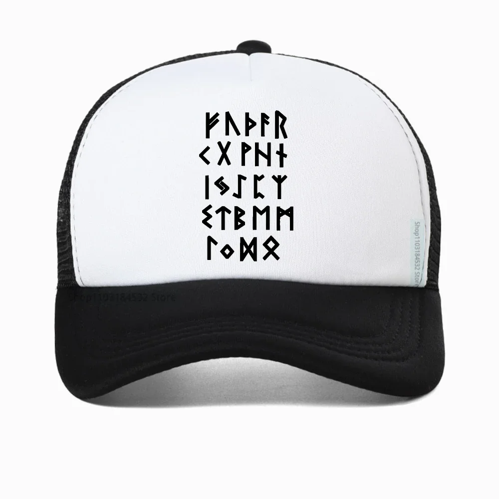 

Letters Labels Rune breathable baseball cap Funny Trip mesh hat Fashion Casual Harajuku snapback hats adjustable unise hats