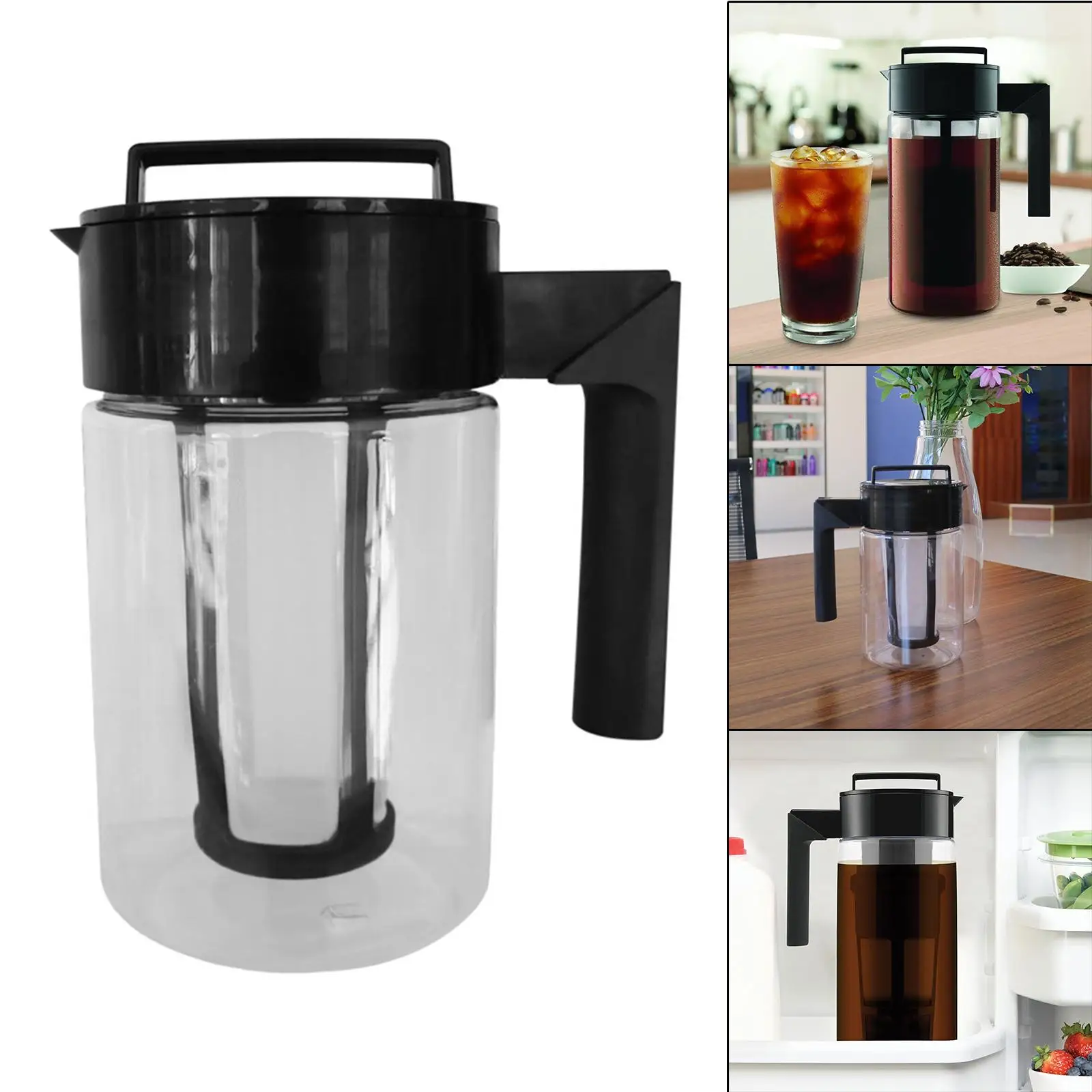 

Airtight Cold Tea Brewing Coffee Maker, Coffeeware Coffee Kettle Brewer Reusable