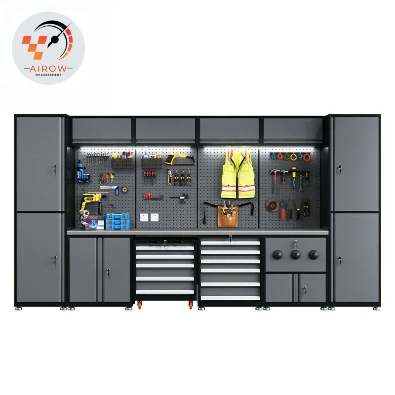 AIROW Combined tool cabinet  workshop auto repair workstation heavy metal multi-function mobile maintenance operation workbench