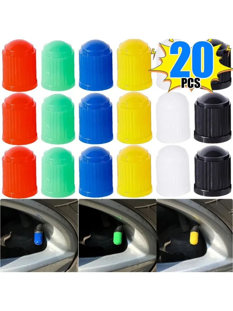 AliExpress Car Wheel Tire Valve Caps High Quality Tyre Dust Stem Covers Plastic Airtight Stem Air Caps for Truck Auto Motorcycle Bike Part