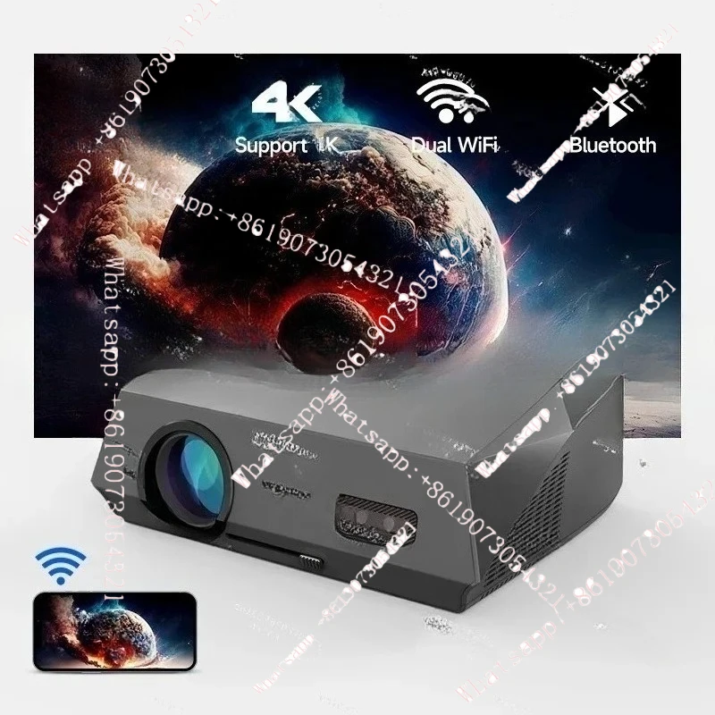 

Full HD 4K Smart Projector Android Home Cinema Projectors for Home Theater Camping and Party