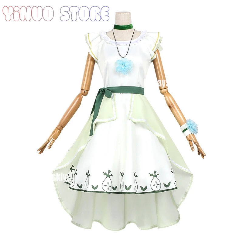 Anime Frieren: Beyond Journey's End Frieren Cosplay disfraz vestido peluca mujer vestido de bruja Frieren pendiente sombreros disfraces плаokubе