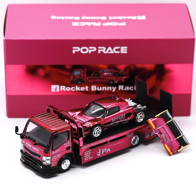 Xcartoys x Pop Race 1:64 PANDEM ELISE & TRUCK / RWB930 & TRUCK