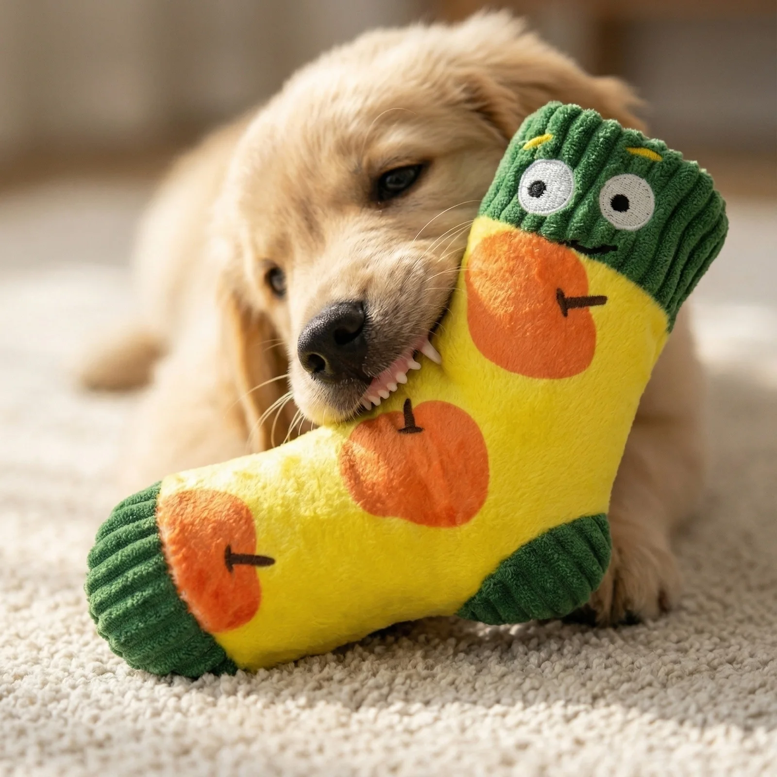Cute Socks Plush Dog Toy Indes - Indestructible Dog Chew Toy 评论和价格