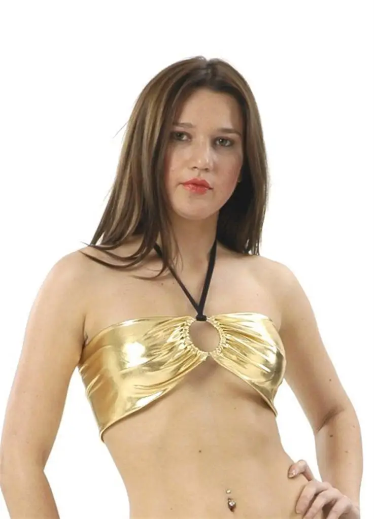 Terry Pau TP091243 Shiny Lame Bustier