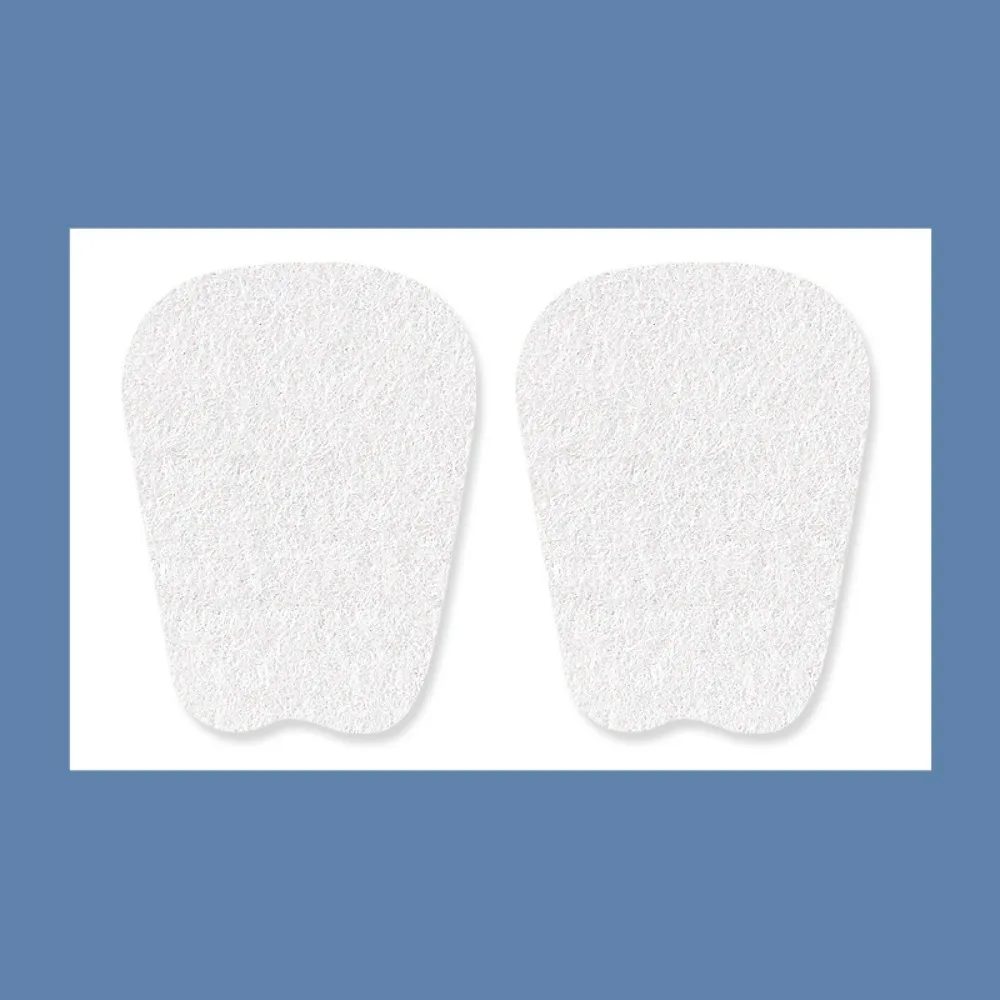 

1Pair Portable Soft Rebound Felt Tongue Patch Self-adhesive Anti-wear Shoe Loose Patch Half Size Pad Men
