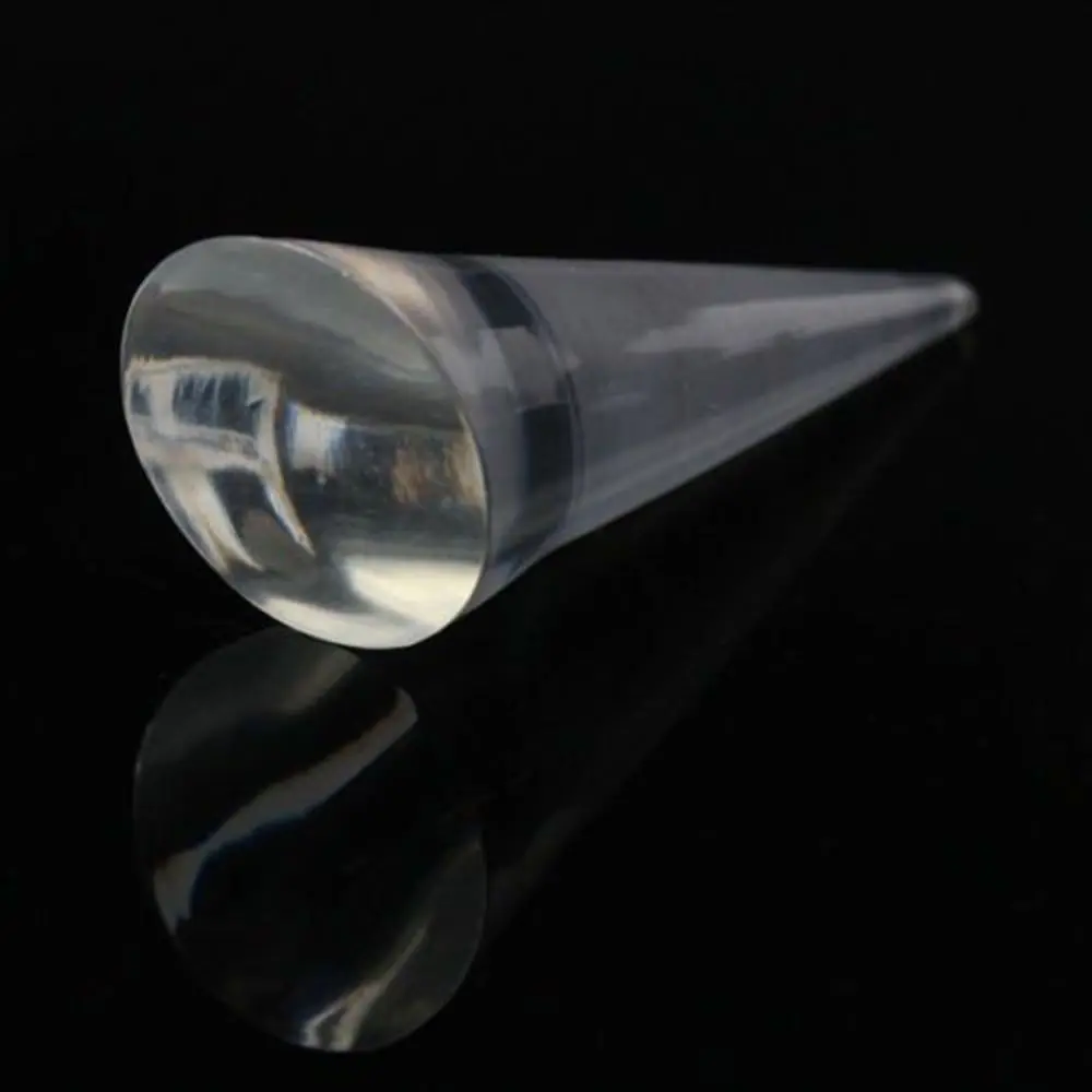 

Convenient Plastic High-Grade Cone Ring Rack Ring Holder Clear Acrylic Jewelry Display Cone Shape Ring Display Transparent