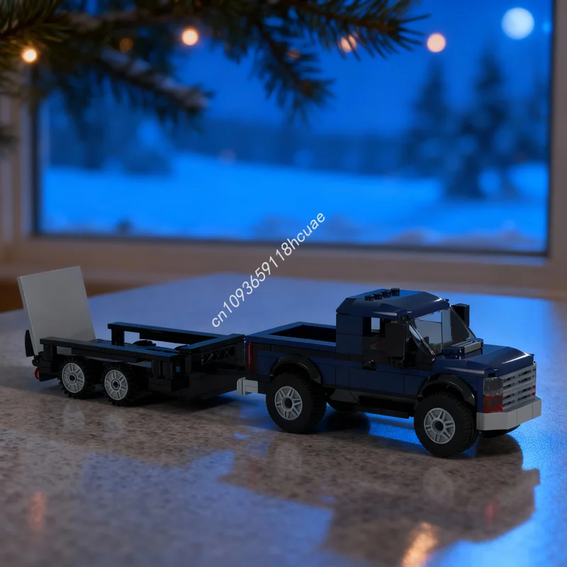 

245pcs MOC Overland Transport Pick Truck City Traffic Model Building Blocks Architecture Christmas Gifts Toy DIY Creative Idea