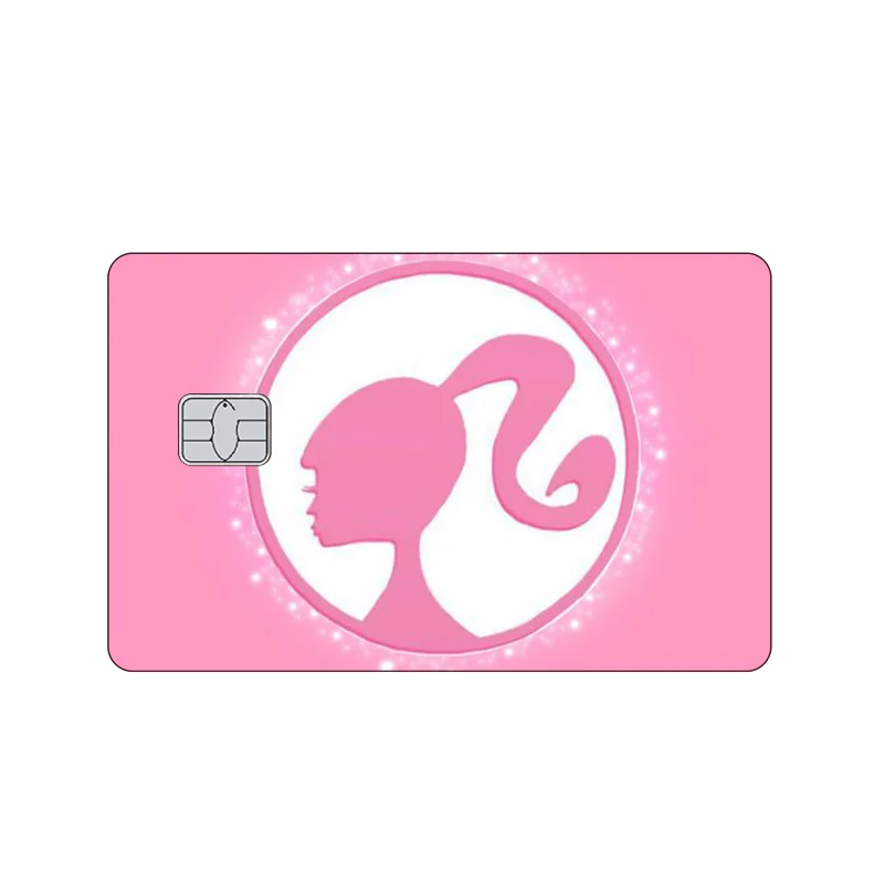 Anime Barbie Cartoon Credit Card Visa Diy Stickers Debit Bank Charge Bus Metro Cards Waterproof Skin Film Decal Decoration Toys