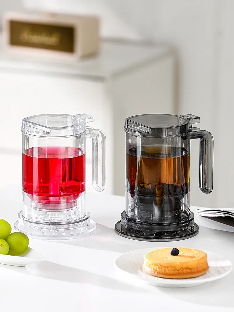 Detachable Heat Resistant Tea Filter Cup Large Capacity Coffee Mug for Home Kitchen