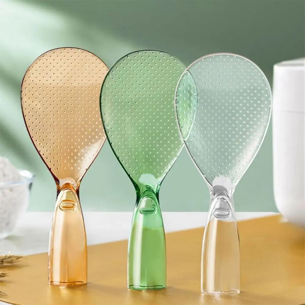 

Household Rice Spoon Long Handle Durable Non-stick Cooking Spoon Easy to Clean Anti-scalding Canteen Serving spoon